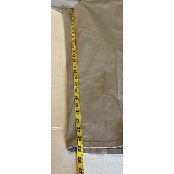 Ruby Rd Capri Pants Women’s 18W Beige Stretch Embellished Leg Semi Elastic Waist - Picture 11 of 11